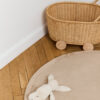 Kids’ Rug Fluffin Round Beige Non-slip