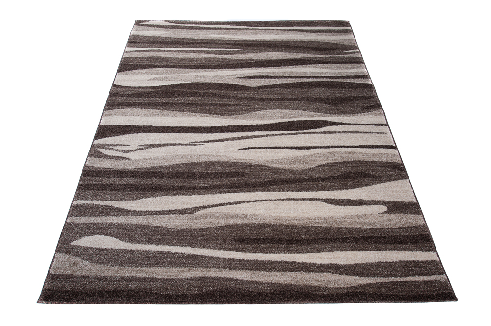 Area Rug Sari Brown Beige Abstract