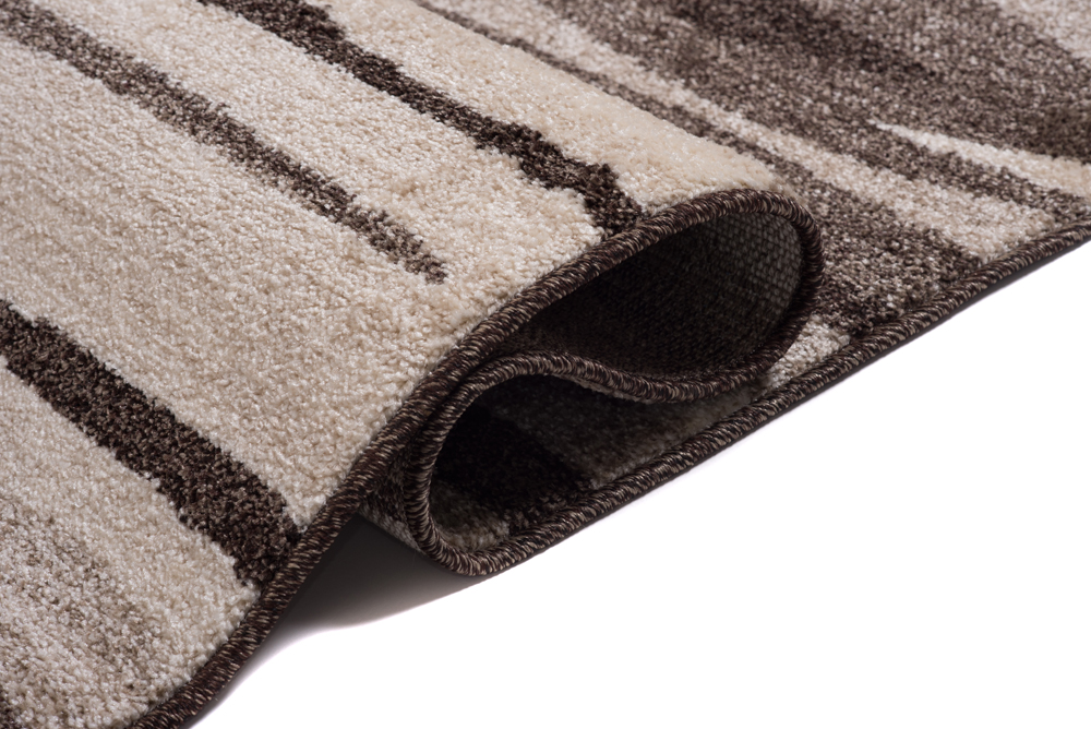 Area Rug Sari Brown Beige Abstract