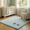 Kids’ Rug Fluffin Square Baby Blue