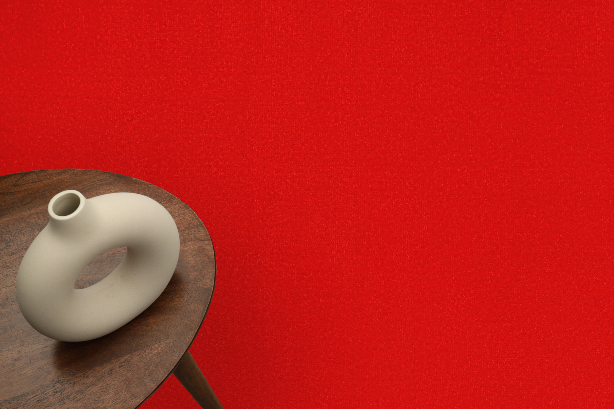 Carpet Runner Mono Indoor Outdoor Red