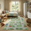Children’s Rug Snooki City Green Non-Slip
