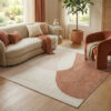 Area Rug Wisp Beige Abstract