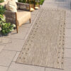 Carpet Runner Melissa Brown Border Indoor Outdoor