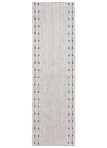 Carpet Runner Melissa Grey Border Indoor Outdoor