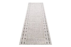 Carpet Runner Melissa Grey Border Indoor Outdoor