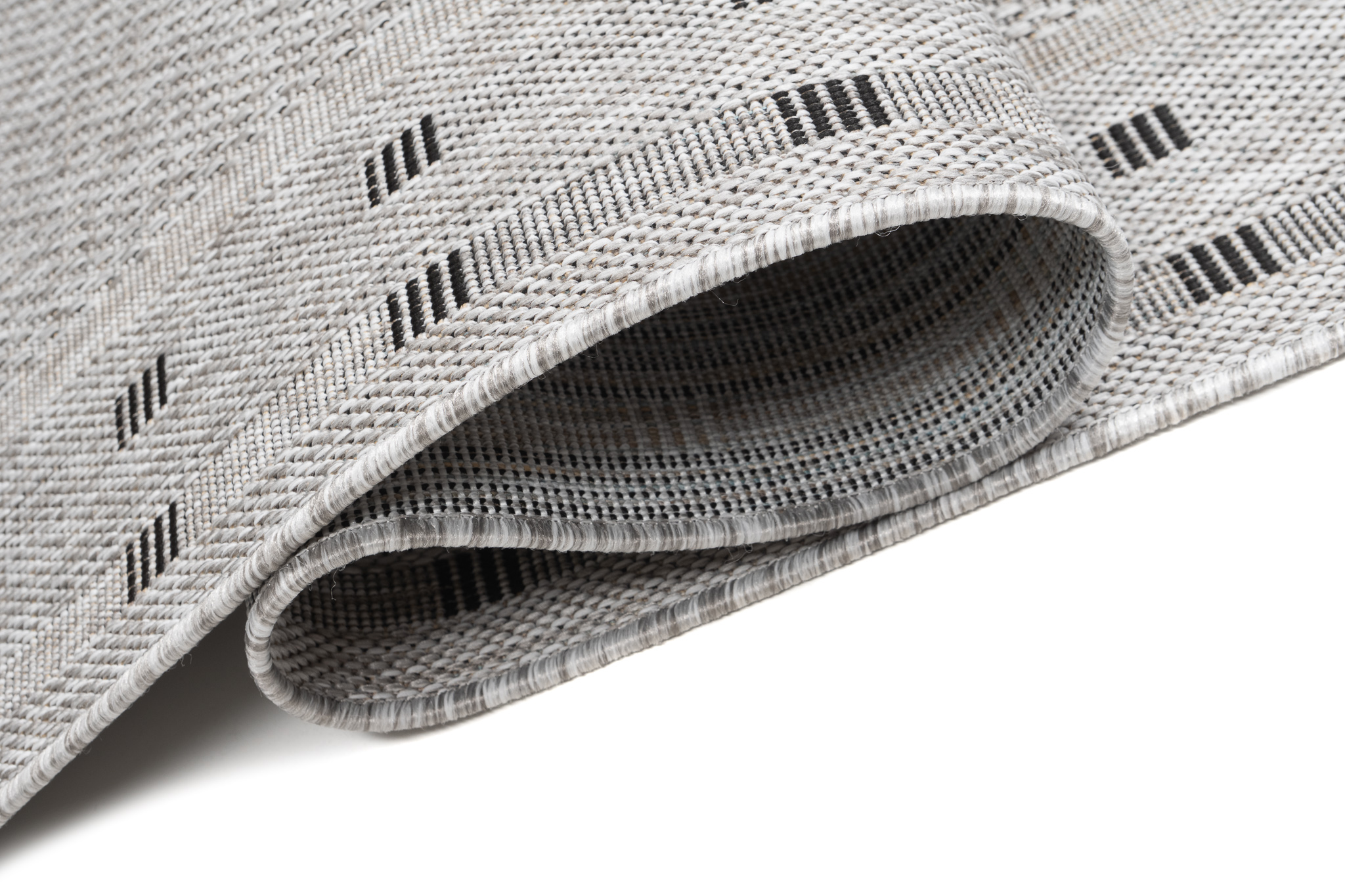 Carpet Runner Melissa Grey Border Indoor Outdoor