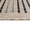 Carpet Runner Melissa Brown Black Stripes Indoor Outdoor