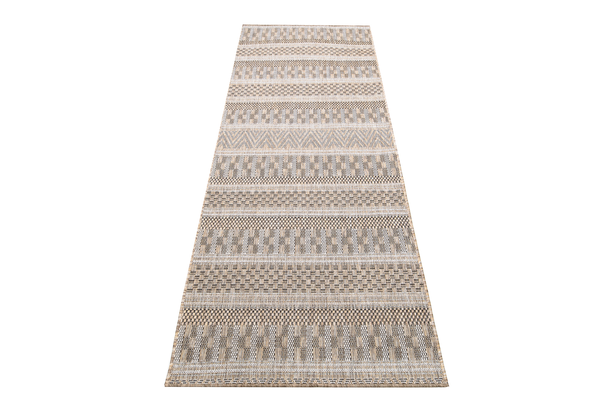 Carpet Runner Melissa Brown Stripes Indoor Outdoor