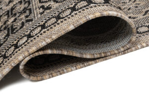 Carpet Runner Melissa Brown Black Mosaic Indoor Outdoor