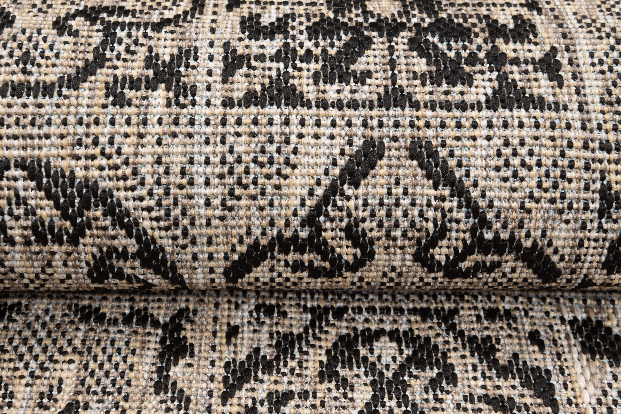 Carpet Runner Melissa Brown Black Mosaic Indoor Outdoor