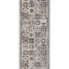 Carpet Runner Melissa Grey Black Mosaic Indoor Outdoor