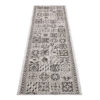 Carpet Runner Melissa Grey Black Mosaic Indoor Outdoor