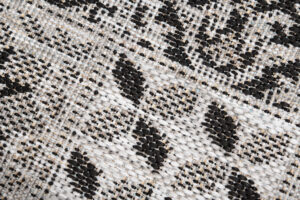 Carpet Runner Melissa Grey Black Mosaic Indoor Outdoor