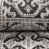 Carpet Runner Melissa Grey Black Mosaic Indoor Outdoor