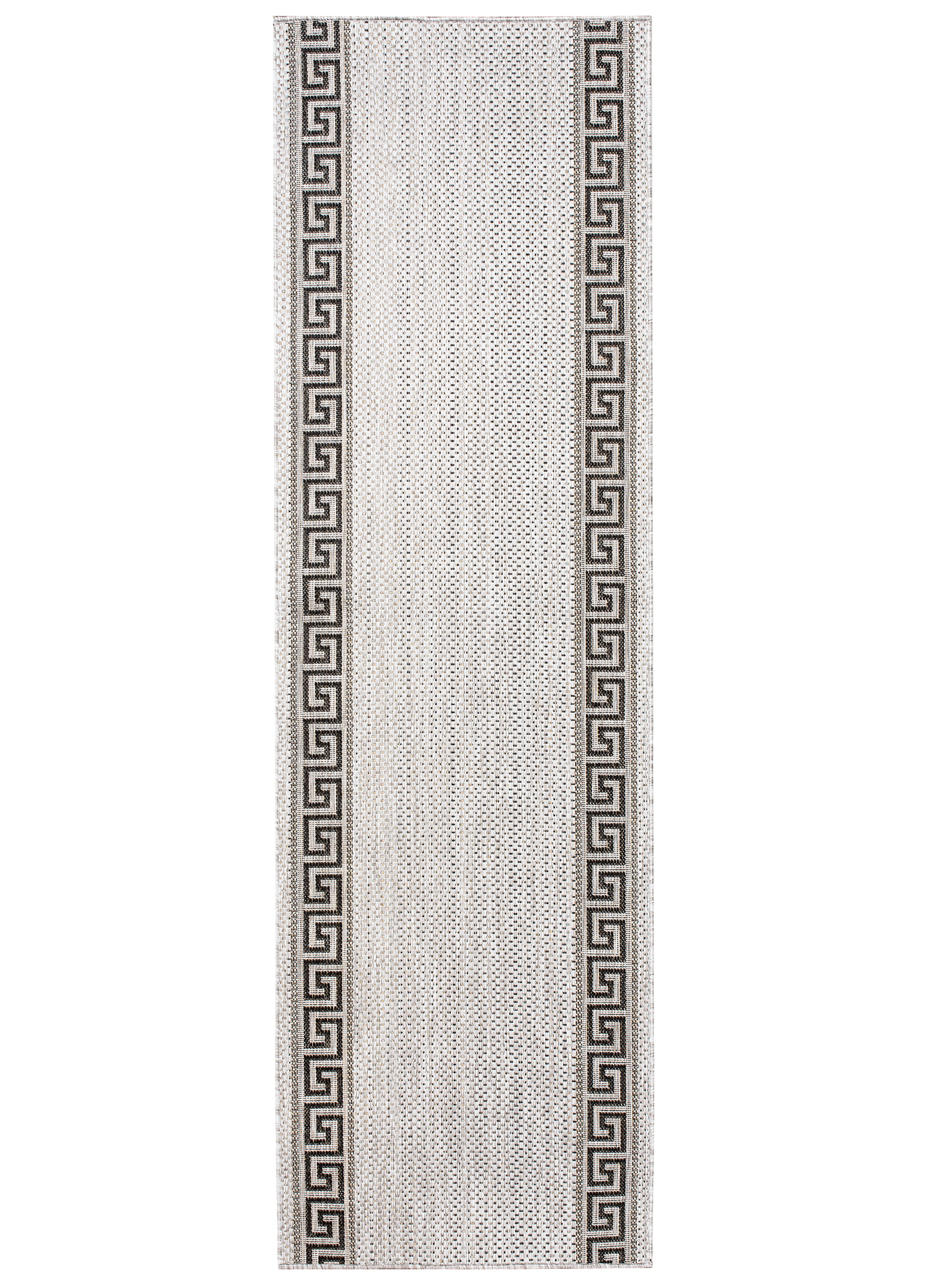 Carpet Runner Melissa Grey Black Zigzag Indoor Outdoor