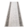 Carpet Runner Melissa Grey Black Zigzag Indoor Outdoor