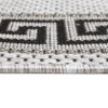 Carpet Runner Melissa Grey Black Zigzag Indoor Outdoor