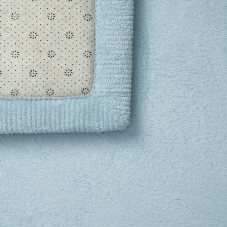 Kids’ Rug Fluffin Square Baby Blue
