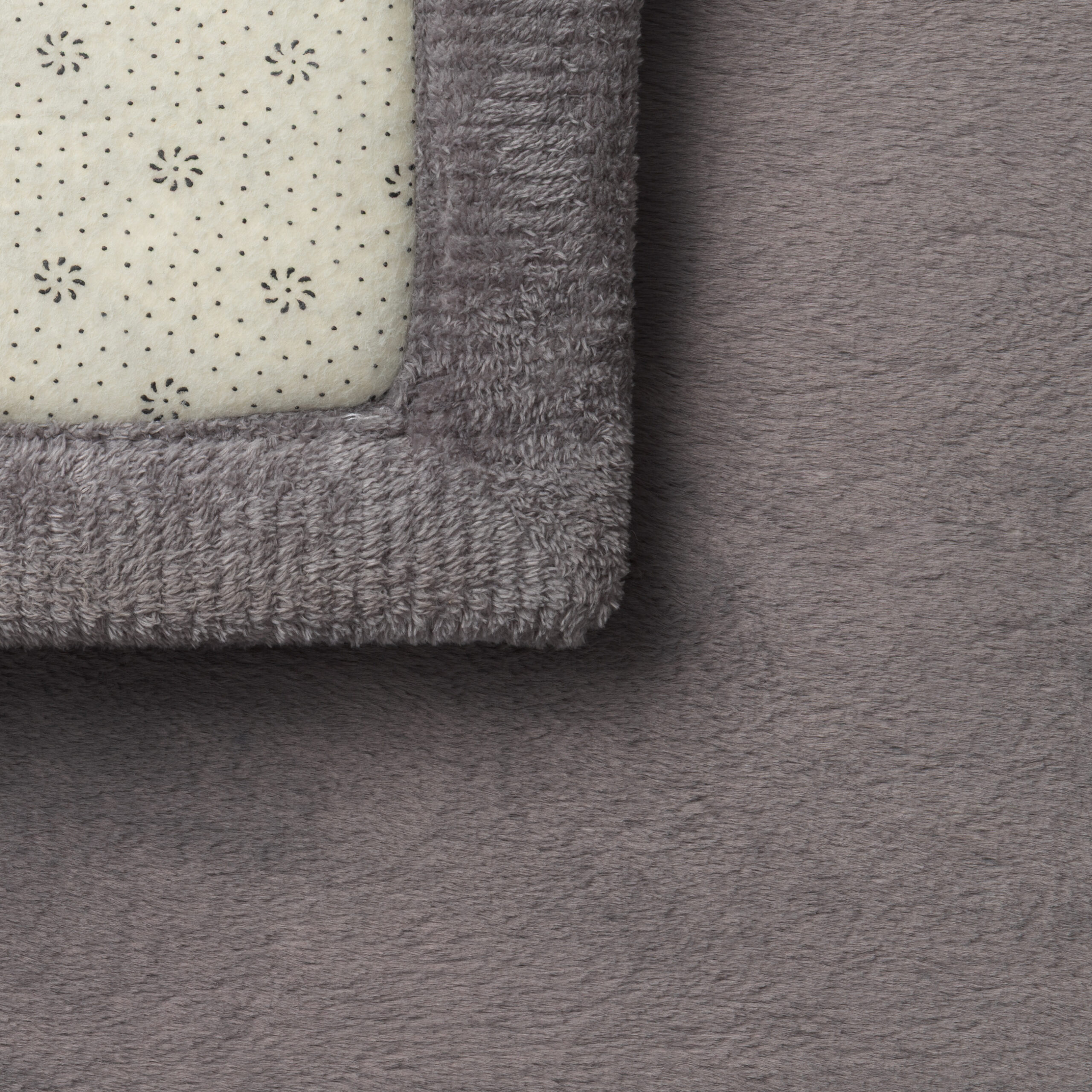 Kids’ Rug Fluffin Square Dark Grey