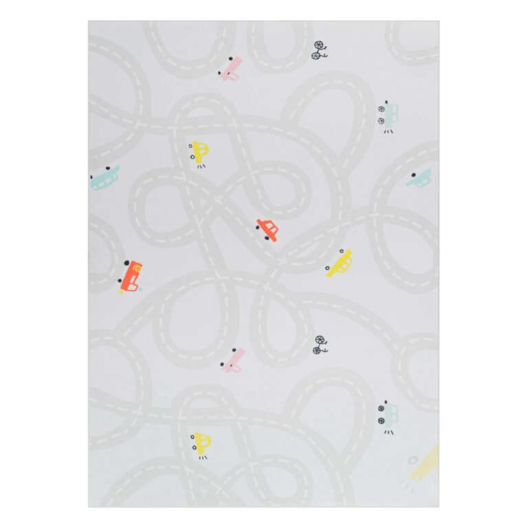 Children’s Rug Snooki Pastel Roads Beige Non-Slip