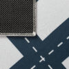 Children’s Rug Snooki Town Gray Navy Blue Non-Slip