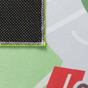 Children’s Rug Snooki City Green Non-Slip