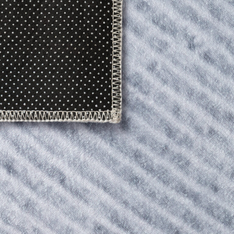 Area Rug Wisp Grey Blue Abstract