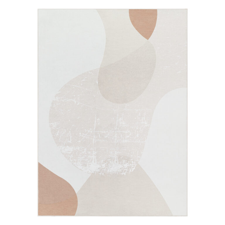 Area Rug Wisp Light Beige Geometric