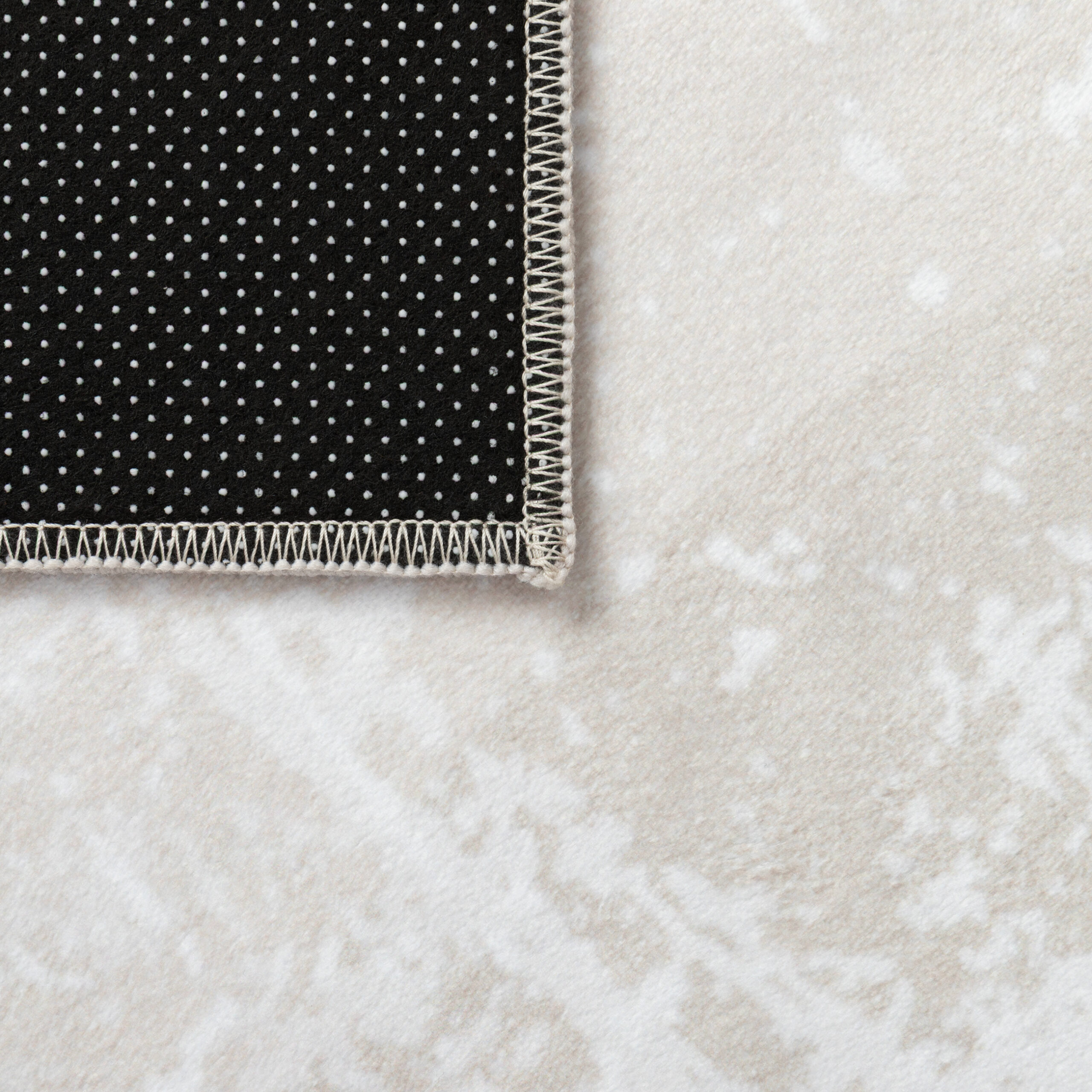 Area Rug Wisp Light Beige Geometric