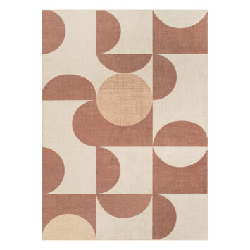 Area Rug Wisp Brown Geometric