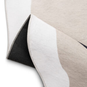 Area Rug Wisp With Irregular Shape Beige