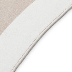 Area Rug Wisp With Irregular Shape Beige Lines