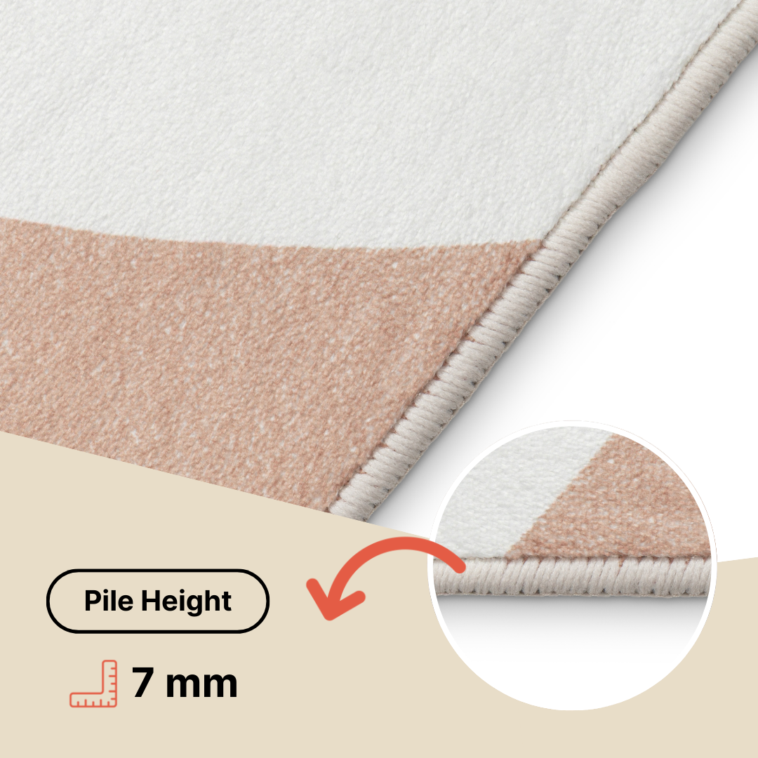 Area Rug Wisp Brown Geometric