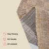 Outdoor Area Rug Yucana Beige Brown Checkered