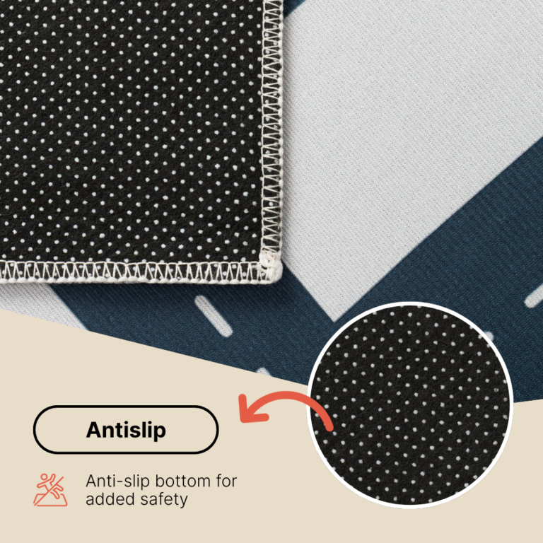 Children’s Rug Snooki Rockets Navy Blue Non-Slip