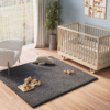 Kids’ Rug Fluffin Square Dark Grey