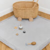 Kids’ Rug Fluffin Square Light Grey