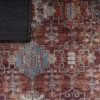 Dubai Burgundy Ornamental Non-Slip Rug