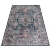 Dubai Navy Blue Distressed Non-Slip Rug