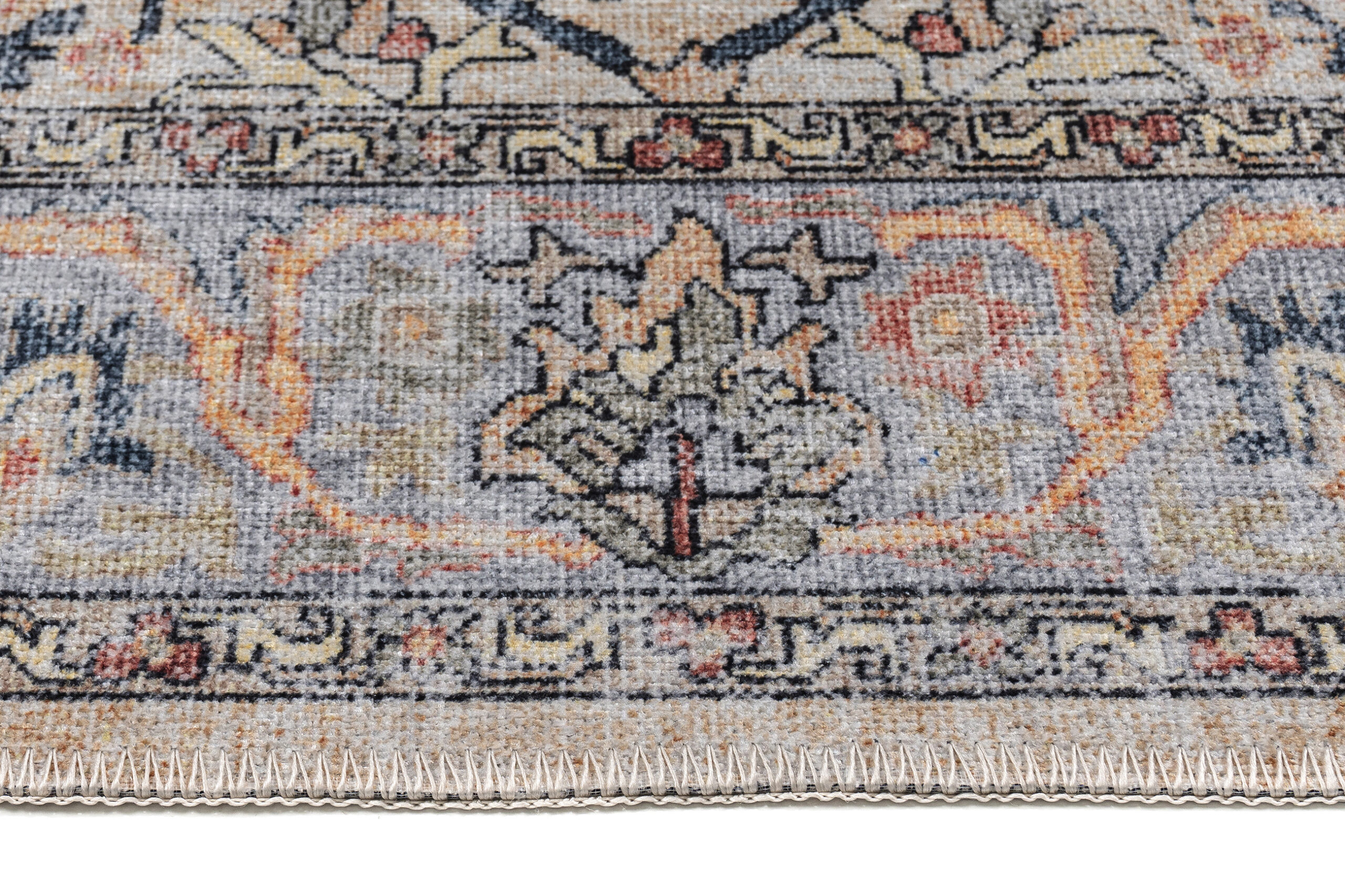 Dubai Multicolour Ornamental Non-Slip Rug