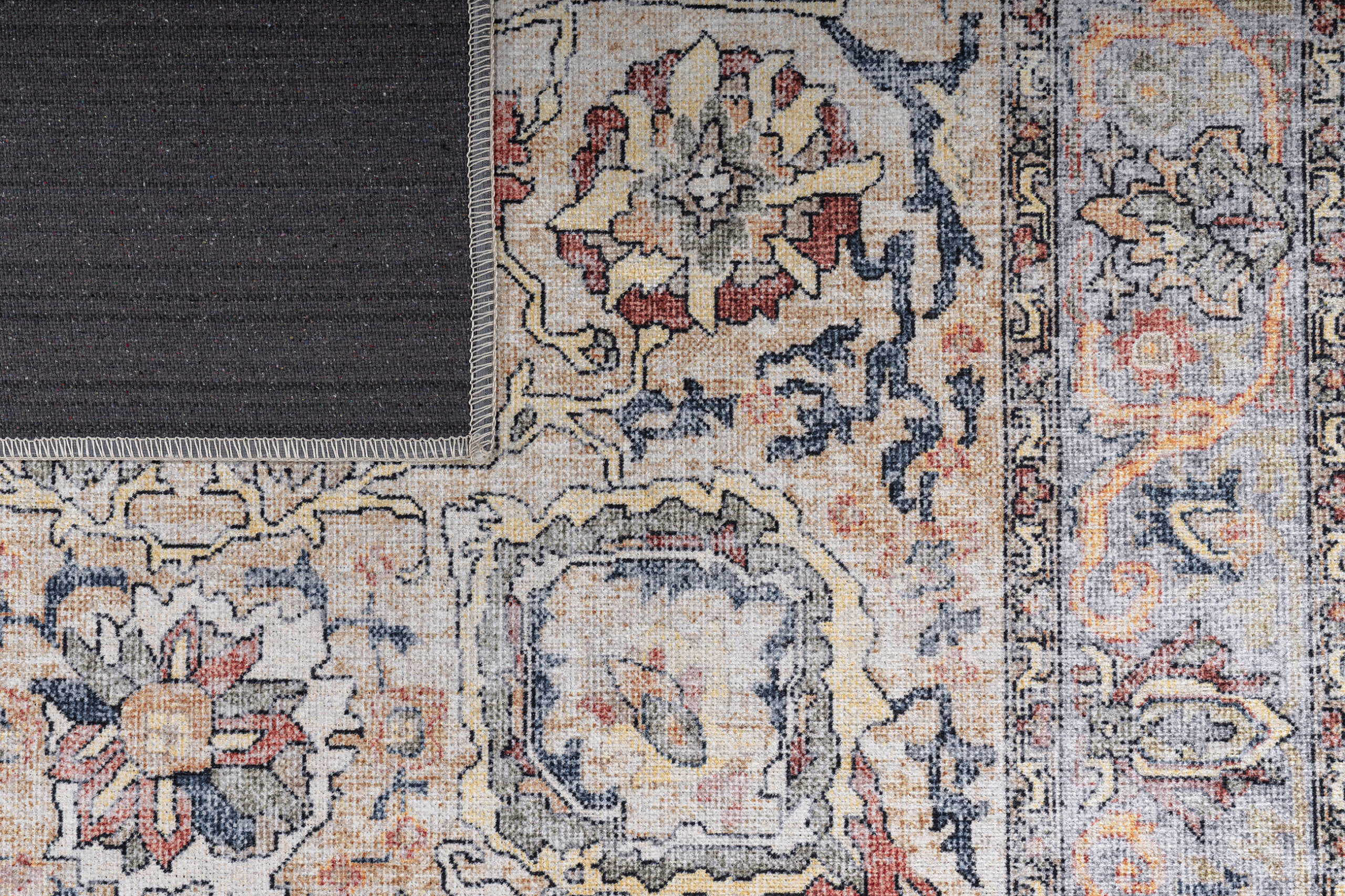 Dubai Multicolour Ornamental Non-Slip Rug