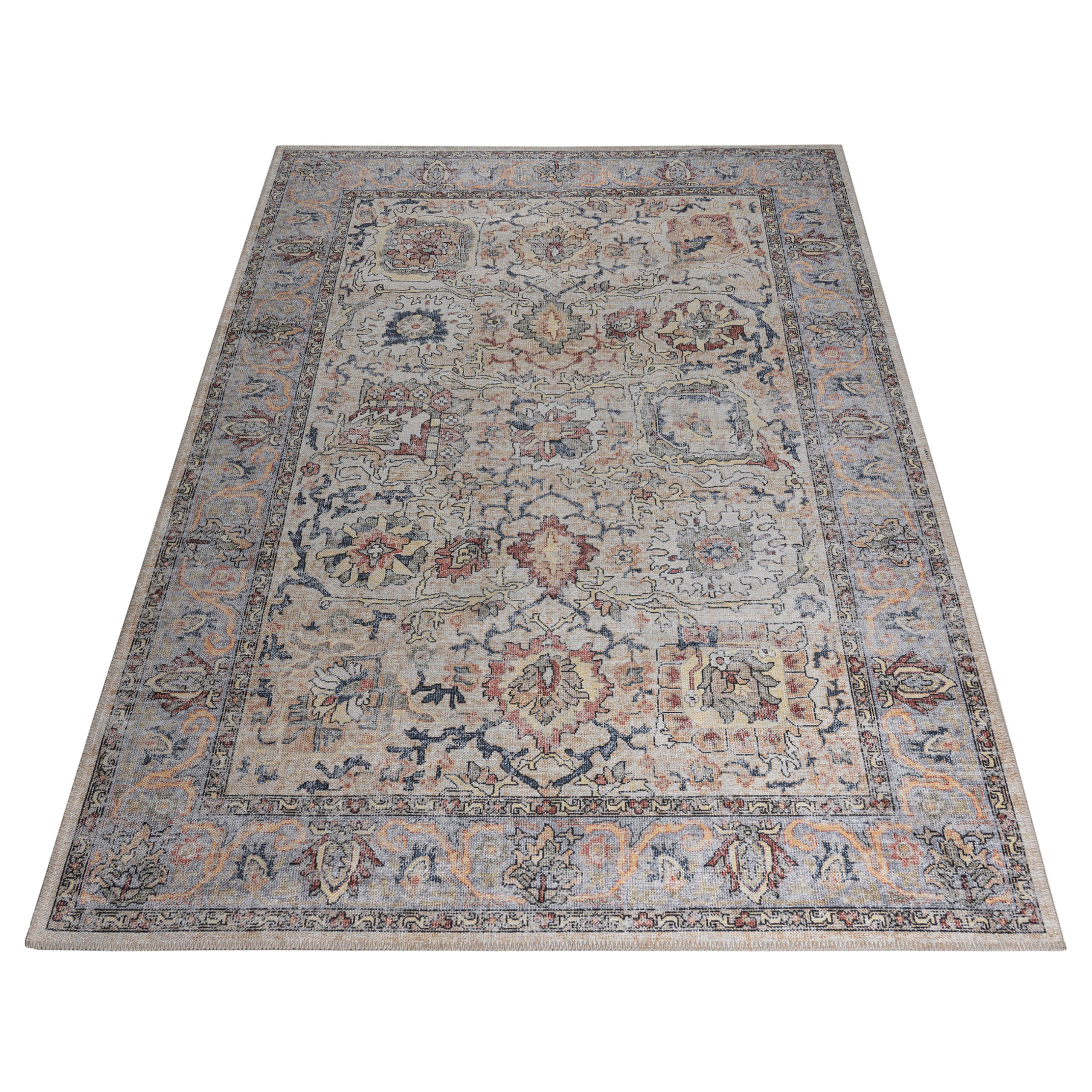 Dubai Multicolour Ornamental Non-Slip Rug