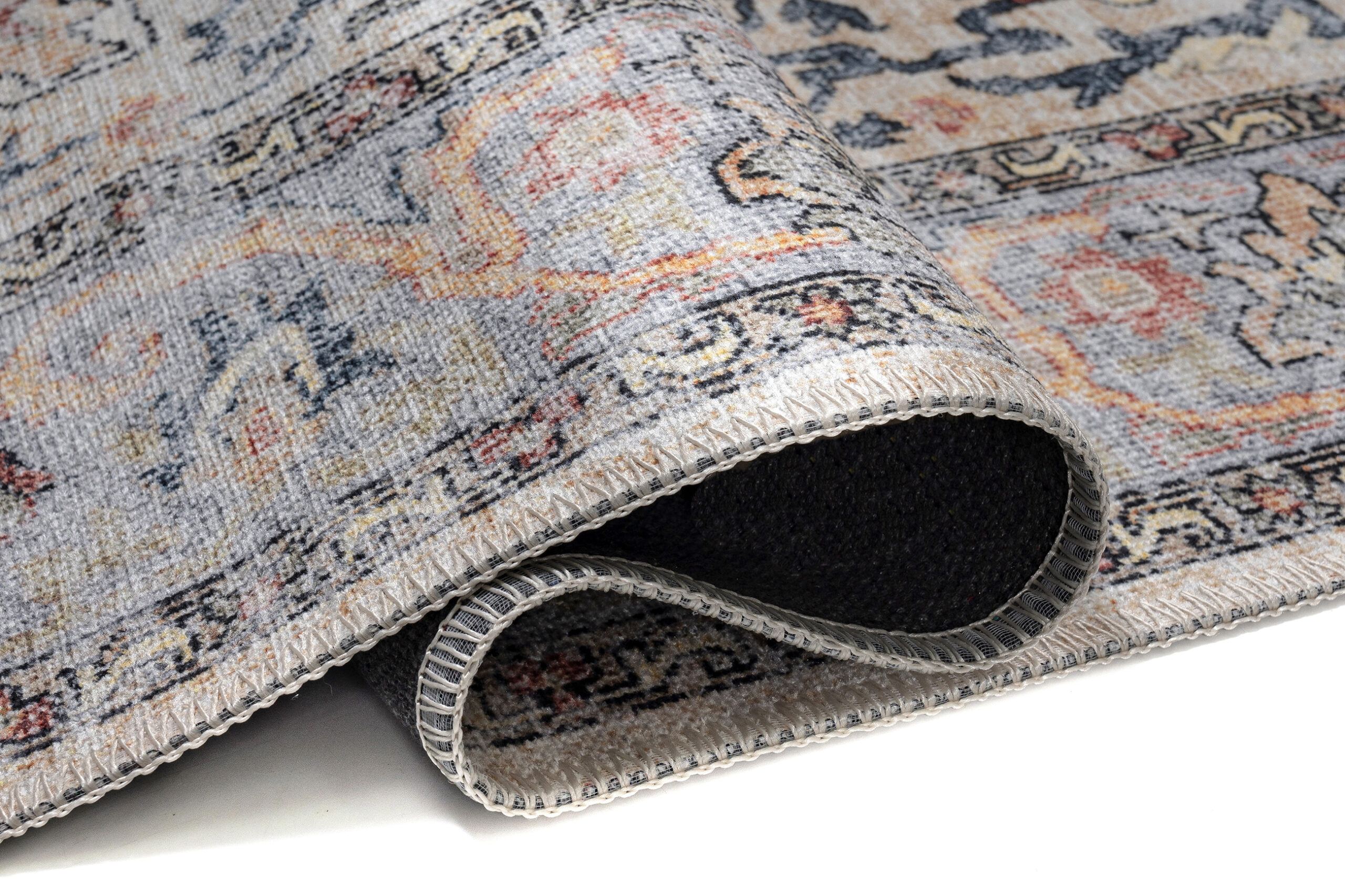 Dubai Multicolour Ornamental Non-Slip Rug