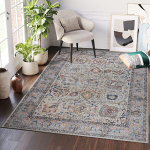 Dubai Multicolour Ornamental Non-Slip Rug