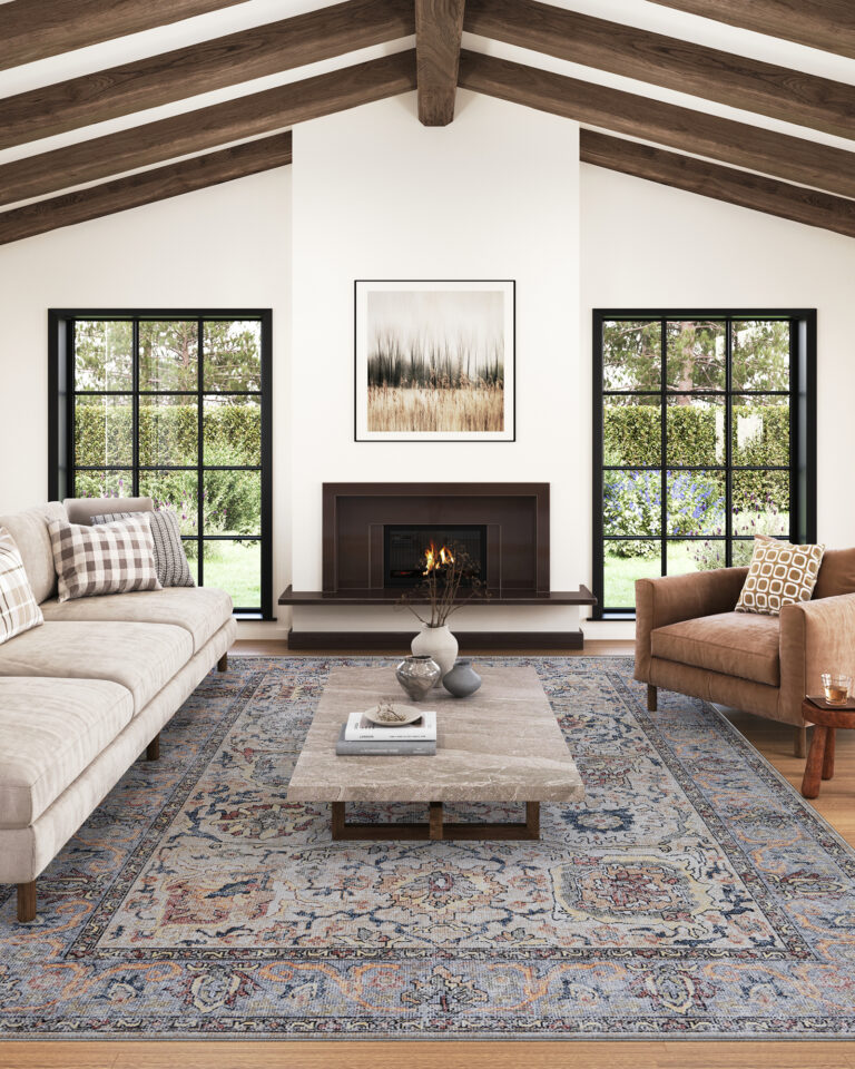 Dubai Multicolour Ornamental Non-Slip Rug