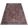 Dubai Red Ornamental Non-Slip Rug