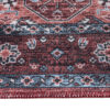 Dubai Red Navy Blue Non-Slip Rug