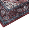 Dubai Red Navy Blue Non-Slip Rug