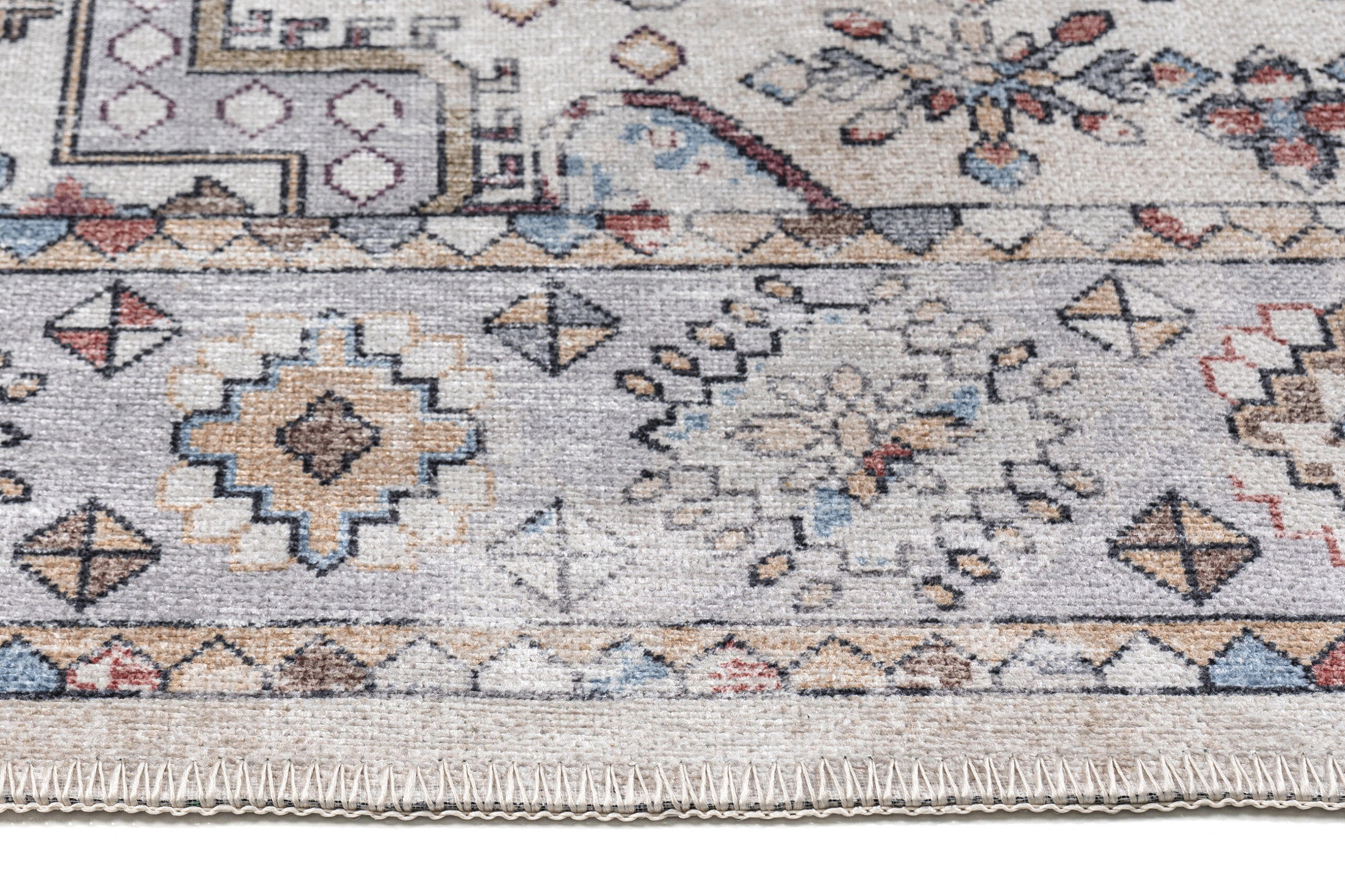 Dubai Multicolour Vintage Non-Slip Rug